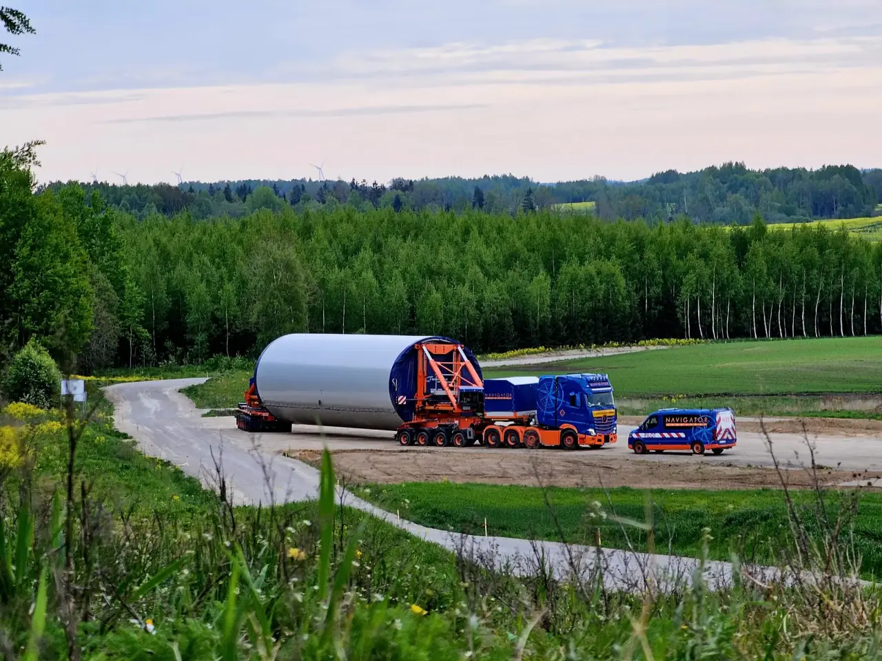 Transport ponadgabarytowy Navigator - realizacja przewozu ładunku specjalnego